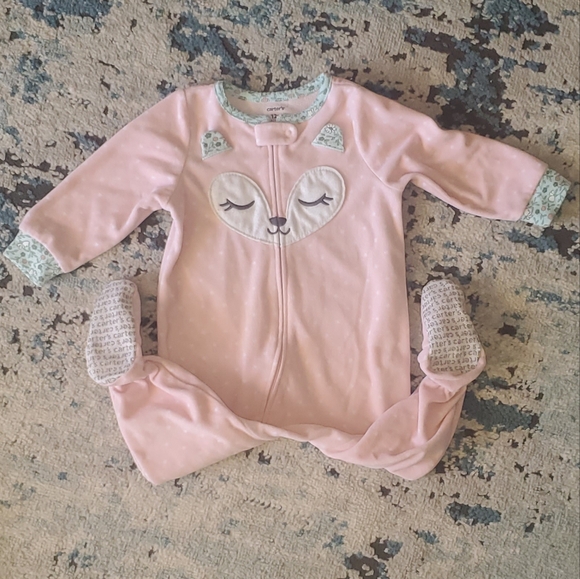 Lot of 7 fleece footie pajamas - Picture 4 of 15